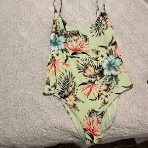 Hurley One Piece Tropical Bathing Suit